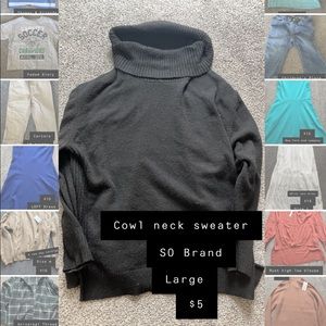 Cowl Neck Sweater